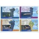 ARGENTINA 2006 GJ 3496, 3498, 3500 Y 3502 CARNETS COMPLETOS MINT SERIE COMPLETA DE 4 CARNETS U$ 20